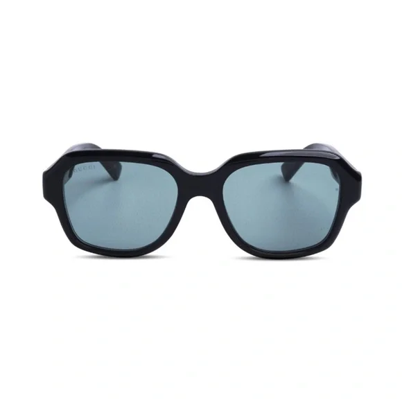 NEW GUCCI BLACK BLUE SUNGLASSES GUCCI MEN EYEWEAR - Picture 3 of 5